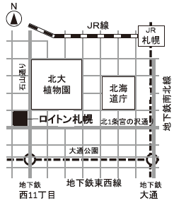 第66回日本生物工学会大会　懇親会会場周辺図