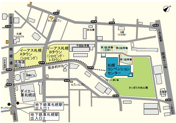 会場周辺図