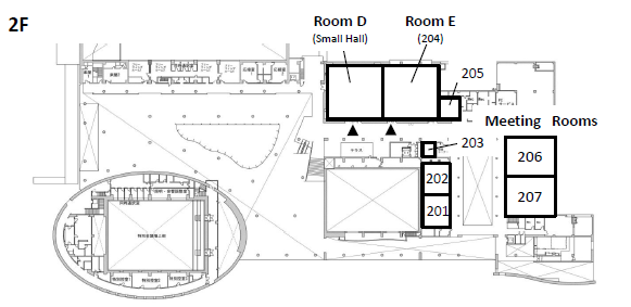 Sapporo Convention Center  2F floor map