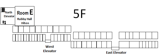 Shiroyama Kanko Hotel 5th Floor map
