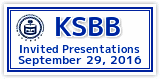 KSBB Invited Presentations  September 29, 2016