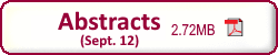 69th SBJ Meeting abstracts (September 12)　