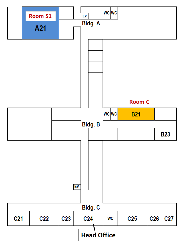 Center for General Education  (Bldgs A, B, C)  2F