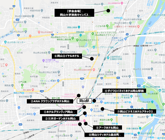 ホテル位置図