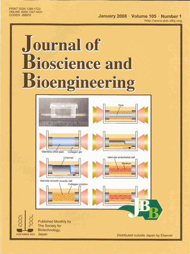 Journal of Bioscience and Bioengineering Vol. 105, No. 1  (January 2008)  Cover